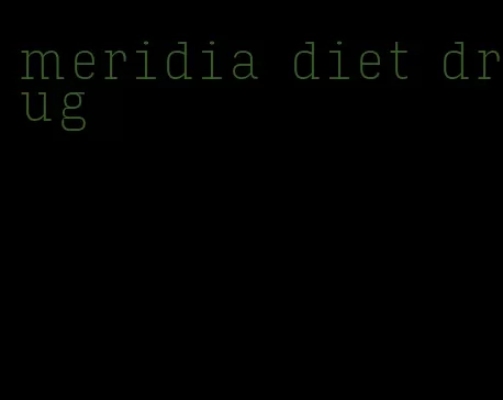 meridia diet drug