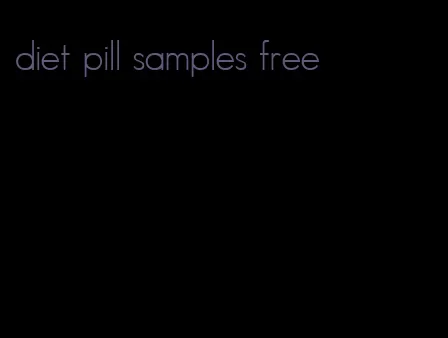 diet pill samples free