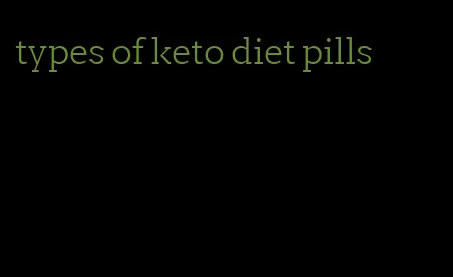 types of keto diet pills