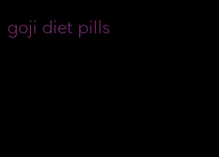 goji diet pills