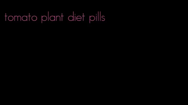 tomato plant diet pills