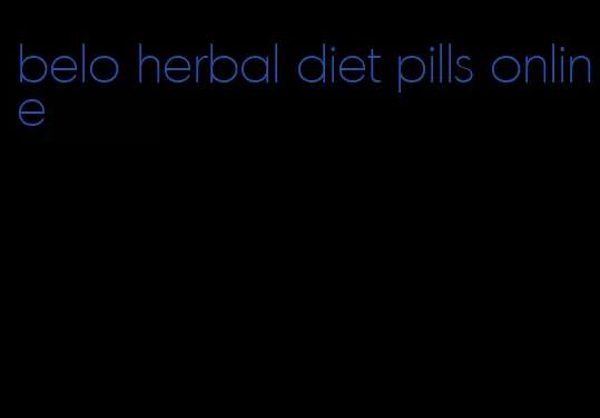 belo herbal diet pills online