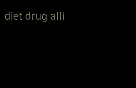 diet drug alli