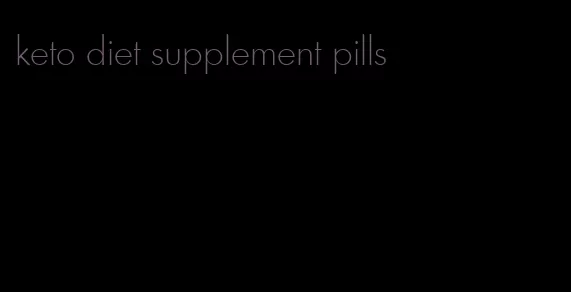 keto diet supplement pills