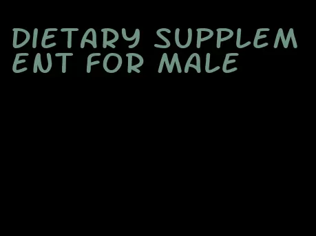 dietary supplement for male