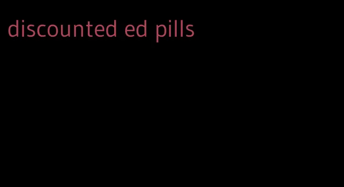 discounted ed pills