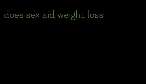 does sex aid weight loss