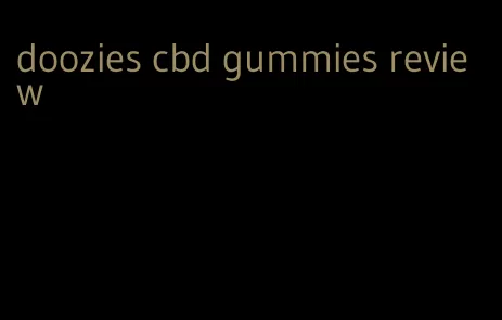 doozies cbd gummies review