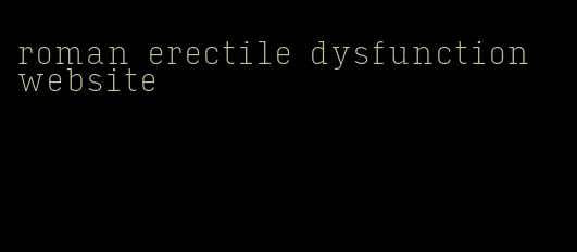 roman erectile dysfunction website