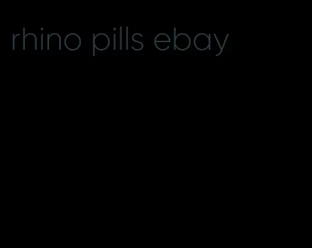 rhino pills ebay