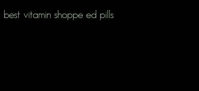 best vitamin shoppe ed pills