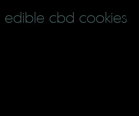 edible cbd cookies