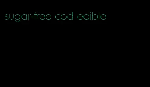 sugar-free cbd edible