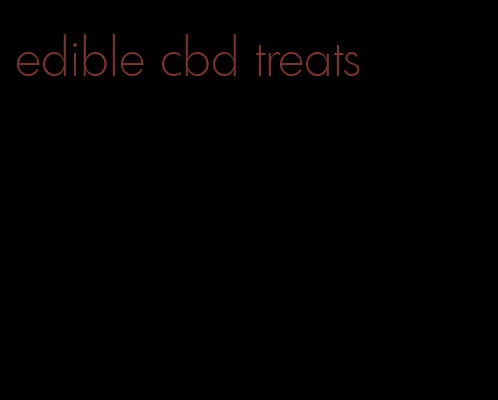 edible cbd treats