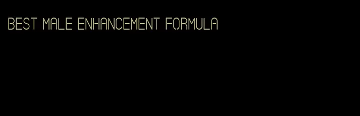 best male enhancement formula