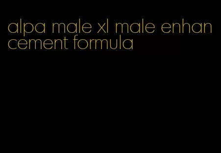 alpa male xl male enhancement formula