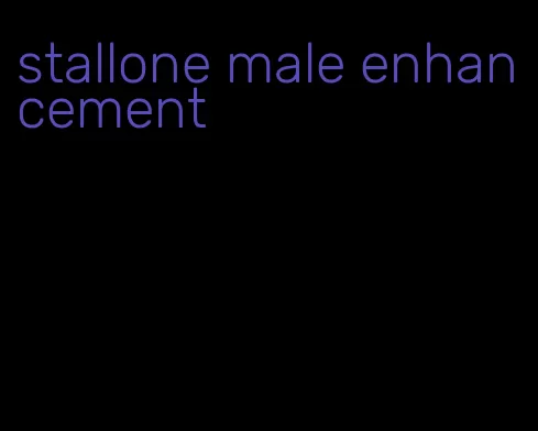 stallone male enhancement