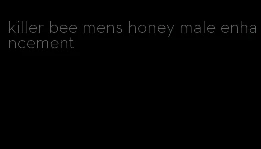 killer bee mens honey male enhancement