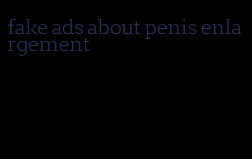 fake ads about penis enlargement