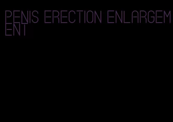 penis erection enlargement