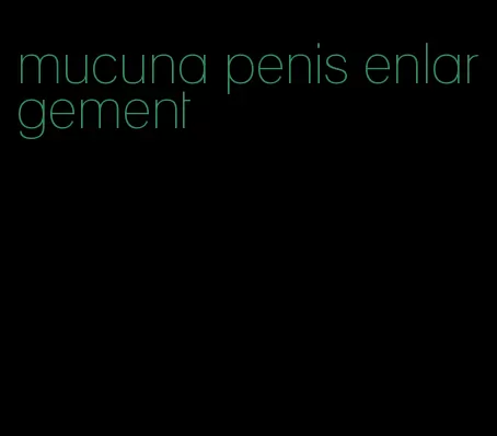 mucuna penis enlargement