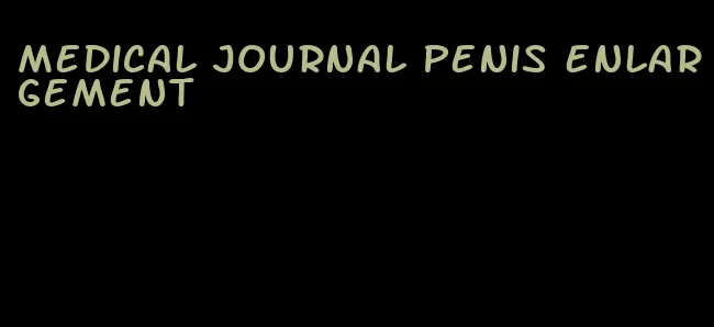 medical journal penis enlargement