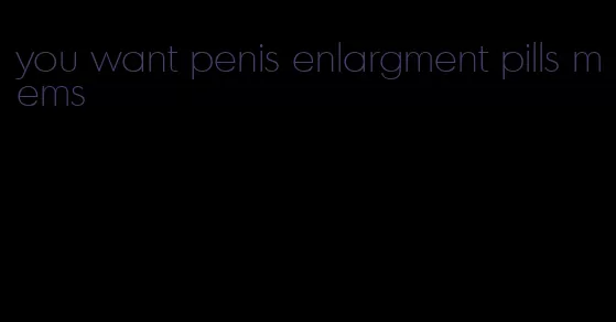 you want penis enlargment pills mems