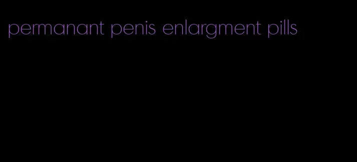 permanant penis enlargment pills