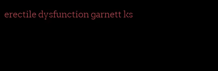 erectile dysfunction garnett ks