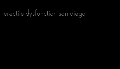 erectile dysfunction san diego