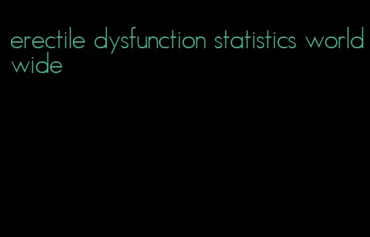 erectile dysfunction statistics worldwide