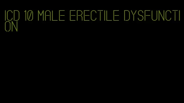 icd 10 male erectile dysfunction