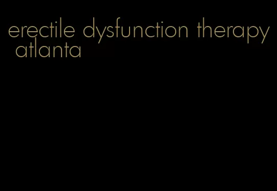 erectile dysfunction therapy atlanta