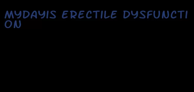 mydayis erectile dysfunction