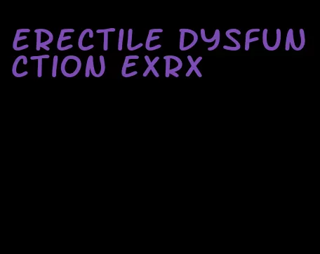 erectile dysfunction exrx