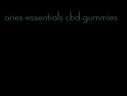 aries essentials cbd gummies