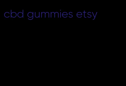 cbd gummies etsy