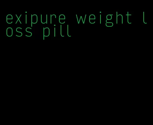 exipure weight loss pill