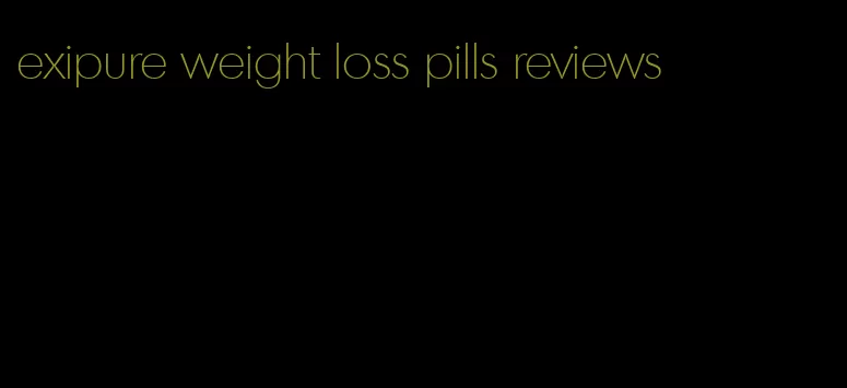 exipure weight loss pills reviews