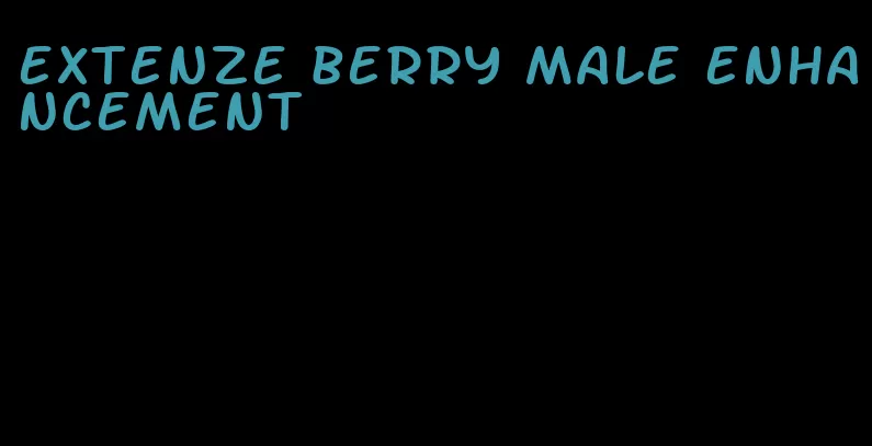 extenze berry male enhancement