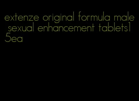 extenze original formula male sexual enhancement tablets15ea