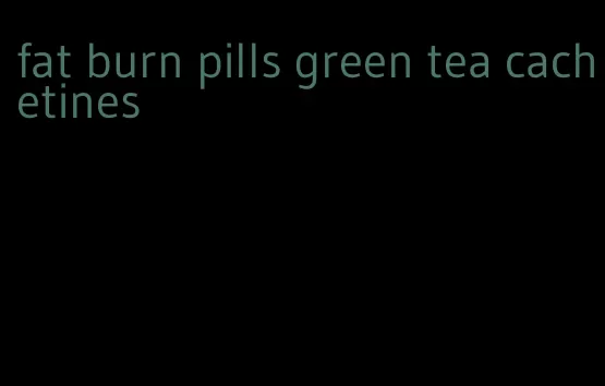 fat burn pills green tea cachetines