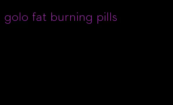 golo fat burning pills