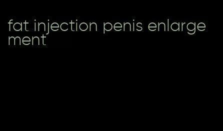 fat injection penis enlargement