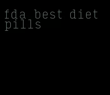 fda best diet pills