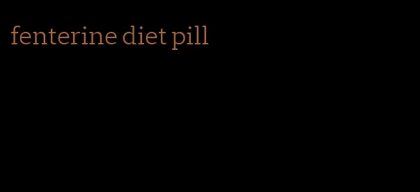 fenterine diet pill