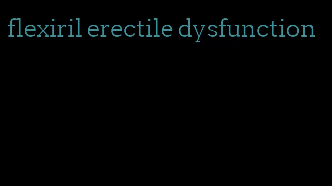 flexiril erectile dysfunction