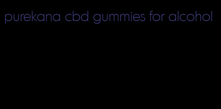 purekana cbd gummies for alcohol