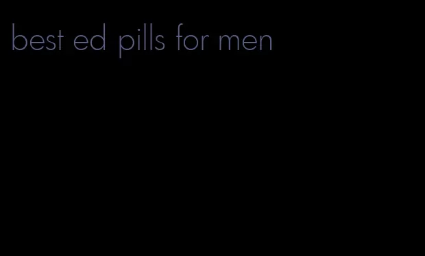 best ed pills for men