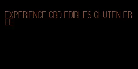 experience cbd edibles gluten free